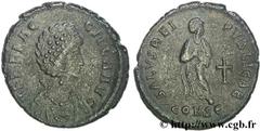 AELIA FLACCILLA (+386) ئlia Flaccilla femme de Théodose Ier, mère d'Arcadius et d'Honorius - Augusta (383-386) Maiorina pecunia, (MB, ئ 2) 383 N° brm_137348 Date : 383 Nom de l'atelier : Constantinopl