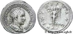 GORDIEN III (02-03/238-03/244) Marcus Antonius Gordianus Auguste (05/238-03/244) Antoninien 05-12/238 N° brm_137488 Date : 05-12/238 Nom de l'atelier : Rome Métal : billon Diamètre : 22mm Axe des coin