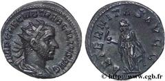 TREBONIEN GALLE (06/251-06/253) Caius Vibius Trebonianus Gallus Antoninien 253 N° brm_137614 Date : 253 Nom de l'atelier : Rome Métal : billon Diamètre : 20mm Axe des coins : 1h. Poids : 3,16g. Degré 
