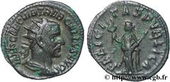 TREBONIEN GALLE (06/251-06/253) Caius Vibius Trebonianus Gallus Antoninien début 253 N° brm_137615 Date : début 253 Nom de l'atelier : Rome Métal : billon Diamètre : 21,5mm Axe des coins : 6h. Poids :