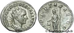 TREBONIEN GALLE (06/251-06/253) Caius Vibius Trebonianus Gallus Antoninien fin 251 - mi 252 N° brm_137617 Date : fin 251 - mi 252 Nom de l'atelier : Rome Métal : billon Diamètre : 20mm Axe des coins :