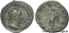 VALERIEN Ier (07/253-06/260) Publius Licinius Valerianus Antoninien  fin 254 N° brm_137626 Date : fin 254 Nom de l'atelier : Rome Métal : billon Diamètre : 21mm Axe des coins : 12h. Poids : 3,38g. Deg