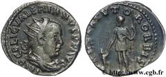 VALERIEN Ier (07/253-06/260) Publius Licinius Valerianus Antoninien printemps 257 N° brm_137627 Date : printemps 257 Nom de l'atelier : Rome Métal : billon Diamètre : 20mm Axe des coins : 12h. Poids :