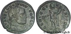 MAXIMIN II DAIA (1/05/305-04/313) Caius Galerius Valerius Maximinus César (1/05/305-310) Follis ou nummus 308 N° brm_138147 Date : 308 Nom de l'atelier : Nicomédie Métal : cuivre Diamètre : 25mm Axe d