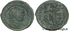 LICINIUS Ier (11/08/308-09/324) Valerius Licinianus Licinius Follis ou nummus 321-324 N° brm_138278 Date : 321-324 Nom de l'atelier : Héraclée Métal : cuivre Diamètre : 19mm Axe des coins : 6h. Poids 