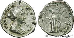 FAUSTINE JEUNE (+175) Annia Galeria Faustina Augusta (146-175) Denier 157-161 N° brm_140944 Date : 157-161 Nom de l'atelier : Rome Métal : argent Diamètre : 18,5mm Axe des coins : 12h. Poids : 3,02g. 