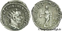 TREBONIEN GALLE (06/251-06/253) Caius Vibius Trebonianus Gallus Antoninien début 253 N° brm_141161 Date : début 253 Nom de l'atelier : Rome Métal : billon Diamètre : 20,5mm Axe des coins : 6h. Poids :