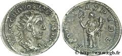 VOLUSIEN (06/251-06/253) Caius Vibius Afinius Gallus Vendumnianus Volusianus Auguste (11/251-05/253) Antoninien fin 252 N° brm_141164 Date : fin 252 Nom de l'atelier : Milan Métal : billon Diamètre : 