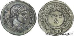 CRISPUS (1/04/317-09/326) Flavius Julius Crispus César (317-326) Centenionalis ou nummus 322-323 N° brm_141684 Date : 322-323 Nom de l'atelier : Arles Métal : cuivre Diamètre : 19mm Axe des coins : 6h