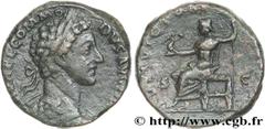 COMMODE (166-31/12/192) Lucius Aurelius Commodus Co-empereur avec Marc-Aurèle (176-180) Sesterce 180 N° brm_149045 Date : 180 Nom de l'atelier : Rome Métal : bronze Diamètre : 27,5mm Axe des coins : 6