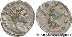 QUINTILLE (08-10 ou 11/270) Marcus Aurelius Claudius Quintillus Antoninien 270 N° brm_149189 Date : 270 Nom de l'atelier : Milan Métal : billon Diamètre : 19mm Axe des coins : 1h. Poids : 2,69g. Degré