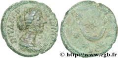 DIVA FAUSTINA (+175) Annia Galeria Faustina Consécration de Marc Aurèle As 176 N° brm_149263 Date : 176 Nom de l'atelier : Rome Métal : cuivre Diamètre : 25mm Axe des coins : 6h. Poids : 10,60g. Degré