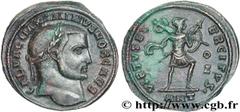 MAXIMIN II DAIA (1/05/305-04/313) Caius Galerius Valerius Maximinus César (1/05/305-310) Follis ou nummus 309 N° brm_149293 Date : 309 Nom de l'atelier : Antioche Métal : cuivre Diamètre : 25mm Axe de
