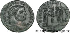 CONSTANCE Ier CHLORE (1/03/293-25/07/306) Flavius Valerius Constantius César (1/03/293-1/05/305) Pseudo aurelianus ou néo-aurelianus 296-297 N° brm_150276 Date : 296-297 Nom de l'atelier : Alexandrie 