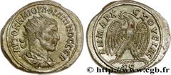 PHILIPPE Ier L'ARABE (03/244-09/249) Marcus Julius Philippus Tétradrachme syro-phénicien 244 N° brm_153797 Date : 244 Nom de l'atelier : Antioche Métal : billon Diamètre : 28,00mm Axe des coins : 1h. 