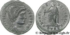 HELENE (+328) Flavia Julia Helena femme de Constance Ier, mère de Constantin Ier - Augusta (324-328) Centenionalis ou nummus 327-328 N° brm_153947 Date : 327-328 Nom de l'atelier : Trèves Métal : cuiv