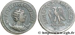 OTACILIA SEVERA (+249) Marcia Otacilia Severa Femme de Philippe Ier, mère de Philippe II - Augusta (244-249) Tétradrachme syro-phénicien 248 N° brm_154041 Date : 248 Nom de l'atelier : Antioche Métal 