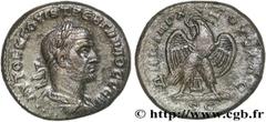 TREBONIEN GALLE (06/251-06/253) Caius Vibius Trebonianus Gallus Tétradrachme syro-phénicien 251 N° brm_154406 Date : 251 Nom de l'atelier : Antioche Métal : billon Diamètre : 28mm Axe des coins : 6h. 
