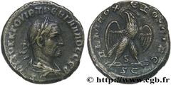 TREBONIEN GALLE (06/251-06/253) Caius Vibius Trebonianus Gallus Tétradrachme syro-phénicien 251 N° brm_154407 Date : 251 Nom de l'atelier : Antioche Métal : billon Diamètre : 28mm Axe des coins : 6h. 