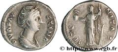 FAUSTINE MERE (+141) Annia Galeria Faustina Consécration d'Antonin le Pieux Denier c. après 148 N° brm_154682 Date : c. après 148 Nom de l'atelier : Rome Métal : argent Diamètre : 16,5mm Axe des coins