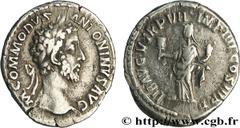 COMMODE (166-31/12/192) Lucius Aurelius Commodus Auguste (17/03/180-31/12/192) Denier 182 N° brm_154805 Date : 182 Nom de l'atelier : Rome Métal : argent Diamètre : 19mm Axe des coins : 12h. Poids : 3