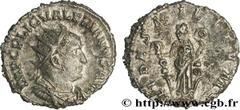 VALERIEN Ier (07/253-06/260) Publius Licinius Valerianus Antoninien  fin 254 N° brm_154828 Date : fin 254 Nom de l'atelier : Rome Métal : billon Diamètre : 20mm Axe des coins : 6h. Poids : 2,61g. Degr