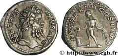 SEPTIME SEVERE (13/04/193-4/02/211) Lucius Septimius Severus Denier 206 N° brm_154855 Date : 206 Nom de l'atelier : Rome Métal : argent Diamètre : 18mm Axe des coins : 6h. Poids : 3,74g. Etat de conse