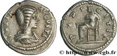 JULIA DOMNA (+217) Julia Domna Augusta (194-217) Denier 196-202 N° brm_154856 Date : 196-202 Nom de l'atelier : Laodicée Métal : argent Diamètre : 19mm Axe des coins : 12h. Poids : 3,61g. Degré de rar
