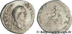 VESPASIEN (1/07/69-24/06/79) Titus Flavius Sabinus Vespasianus Denier 73 N° brm_154877 Date : 73 Nom de l'atelier : Rome Métal : argent Diamètre : 20mm Axe des coins : 6h. Poids : 2,78g. Degré de rare