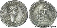 TRAJAN (27/10/97-8/08/117) Marcus Ulpius Traianus Auguste (25/01/98-8/08/117) Denier 99 N° brm_156725 Date : 99 Nom de l'atelier : Rome Métal : argent Diamètre : 19,00mm Axe des coins : 6h. Poids : 3,