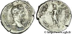 SEPTIME SEVERE (13/04/193-4/02/211) Lucius Septimius Severus Denier 208 N° brm_156754 Date : 208 Nom de l'atelier : Rome Métal : argent Diamètre : 19,50mm Axe des coins : 1h. Poids : 3,55g.   Etat de 