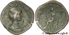 JULIA MAESA (+223 ou 226) Julia Mوsa Sœur de Julia Domna, mère de Julia Soémias et de Julia Mamée, grand-mère d'Elagabal et d'Alexandre Sévère - Augusta (218-223/226) Sesterce 222 N° brm_156786 Date :
