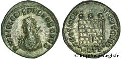CRISPUS (1/04/317-09/326) Flavius Julius Crispus César (317-326) Centenionalis ou nummus 317 N° brm_156952 Date : 317 Nom de l'atelier : Héraclée Métal : cuivre Diamètre : 19,00mm Axe des coins : 12h.