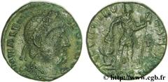 VALENS (28/03/364-9/08/378) Flavius Valens Nummus, (PB, ئ 3) 367-375 N° brm_156994 Date : 367-375 Nom de l'atelier : Thessalonique Métal : cuivre Diamètre : 15,50mm Axe des coins : 5h. Poids : 2,66g. 