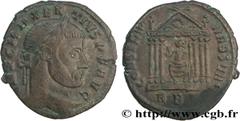 MAXENCE (28/10/306-28/10/312) Marcus Aurelius Valerius Maxentius Auguste (04/307-28/10/312) Follis ou nummus 308-310 N° brm_157133 Date : 308-310 Nom de l'atelier : Rome Métal : cuivre Diamètre : 26mm