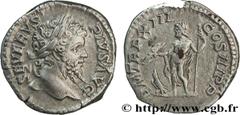 SEPTIME SEVERE (13/04/193-4/02/211) Lucius Septimius Severus Denier 205 N° brm_157135 Date : 205 Nom de l'atelier : Rome Métal : argent Diamètre : 18mm Axe des coins : 12h. Poids : 3,45g.   Etat de co