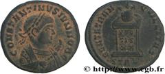 CONSTANTIN II (1/03/317-04/340) Flavius Claudius Julius Constantinus César (1/03/317-9/09/337) Centenionalis ou nummus 323 N° brm_157171 Date : 323 Nom de l'atelier : Trèves Métal : cuivre Diamètre : 