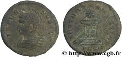 CRISPUS (1/04/317-09/326) Flavius Julius Crispus César (317-326) Centenionalis ou nummus 323-324 N° brm_157211 Date : 323-324 Nom de l'atelier : Londres Métal : cuivre Diamètre : 19mm Axe des coins : 