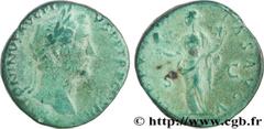 ANTONIN LE PIEUX (25/02/138-7/03/161) Titus Aurelius Fulvus Boionius Arrius Antoninus Auguste (10/07/138-7/03/161) Sesterce 148 N° brm_157850 Date : 148 Nom de l'atelier : Rome Métal : cuivre Diamètre