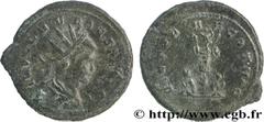 CLAUDE II LE GOTHIQUE (09/268-06-08/270) Marcus Aurelius Claudius Antoninien fin 269 N° brm_157977 Date : fin 269 Nom de l'atelier : Cyzique Métal : billon Diamètre : 22mm Axe des coins : 12h. Poids :