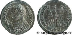 LICINIUS Ier (11/08/308-09/324) Valerius Licinianus Licinius Follis ou nummus 316 N° brm_158020 Date : 316 Nom de l'atelier : Héraclée Métal : cuivre Diamètre : 18,5mm Axe des coins : 6h. Poids : 2,51