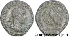 TREBONIEN GALLE (06/251-06/253) Caius Vibius Trebonianus Gallus Tétradrachme syro-phénicien 252 N° brm_158419 Date : 252 Nom de l'atelier : Antioche Métal : billon Diamètre : 26,5mm Axe des coins : 12