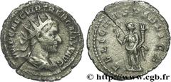 TREBONIEN GALLE (06/251-06/253) Caius Vibius Trebonianus Gallus Antoninien 251-252 N° brm_158517 Date : 251-252 Nom de l'atelier : Rome Métal : billon Diamètre : 22mm Axe des coins : 6h. Poids : 3,10g