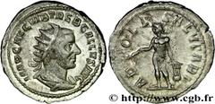 TREBONIEN GALLE (06/251-06/253) Caius Vibius Trebonianus Gallus Antoninien 252 N° brm_161030 Date : 252 Nom de l'atelier : Rome Métal : billon Diamètre : 22,5mm Axe des coins : 6h. Poids : 3,56g. Degr