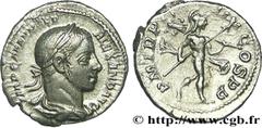 ALEXANDRE SEVERE (10/05/221-22/03/235) Marcus Aurelius Severus Alexander Auguste (13/03/222-22/02/235) Denier 225 N° brm_161778 Date : 225 Nom de l'atelier : Rome Métal : argent Diamètre : 19mm Axe de