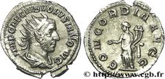 VOLUSIEN (06/251-06/253) Caius Vibius Afinius Gallus Vendumnianus Volusianus Auguste (11/251-05/253) Antoninien 253 N° brm_161959 Date : 253 Nom de l'atelier : Rome Métal : billon Diamètre : 21,5mm Ax