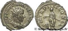 VOLUSIEN (06/251-06/253) Caius Vibius Afinius Gallus Vendumnianus Volusianus Auguste (11/251-05/253) Antoninien 253 N° brm_161961 Date : 253 Nom de l'atelier : Rome Métal : billon Diamètre : 21,5mm Ax