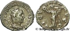 VALERIEN Ier (07/253-06/260) Publius Licinius Valerianus Antoninien  fin 254 N° brm_161966 Date : fin 254 Nom de l'atelier : Rome Métal : billon Diamètre : 20,5mm Axe des coins : 12h. Poids : 3,93g. D