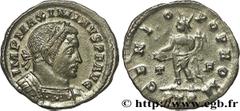MAXIMIN II DAIA (1/05/305-04/313) Caius Galerius Valerius Maximinus Auguste (310-04/313) Follis ou nummus 310-312 N° brm_162039 Date : 310-312 Nom de l'atelier : Trèves Métal : cuivre Diamètre : 22mm 