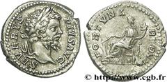 SEPTIME SEVERE (13/04/193-4/02/211) Lucius Septimius Severus Denier 203 N° brm_162381 Date : 203 Nom de l'atelier : Rome Métal : argent Diamètre : 19,5mm Axe des coins : 12h. Poids : 3,49g. Etat de co